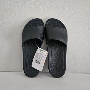 NWT CROCS Kadee Slides- Black
